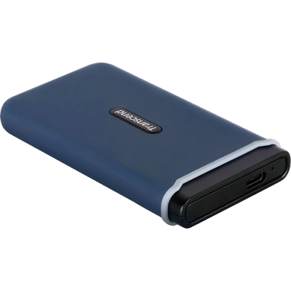 .500GB  Transcend Portable SSD ESD370C Navy Blue, USB-C 3.1 (96x54x12mm, 87g,R/W:1050/950MB/s)