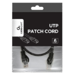 Patch cord Cablexpert PP6U-0.5M/BK, Cat6 UTP, 0,5m, Negru - Image 4