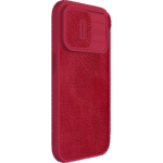 Husă tip carte Nillkin iPhone 15 Pro - Qin Pro, Roșu - Image 8