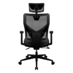 Scaun Gaming ThunderX3 Yama1, PU Piele, Negru/Albastru deschis - imagine 3