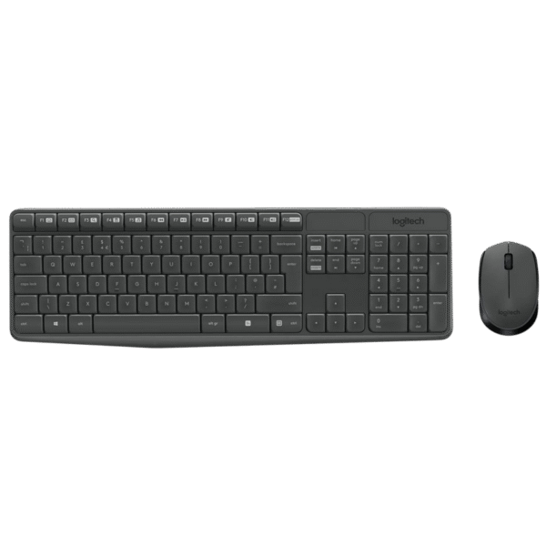 Set Tastatură + Mouse Logitech MK235, Fără fir, Gri