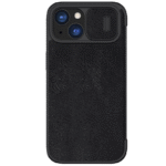 Husă tip carte Nillkin iPhone 15 - Qin Pro, Negru - Image 4