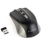Mouse Wireless Gembird MUSW-4B-04-GB, Gri/Negru - imagine 2