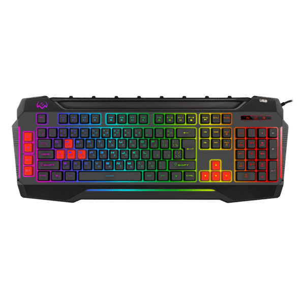 Tastatură SVEN KB-G8800, Cu fir, Negru