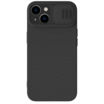 Husă Nillkin iPhone 15 Plus, CamShield Silky Silicone, Elegant Black - Image 3