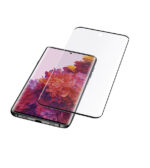 Sticlă de protecție Cellularline Impact Glass Curved - Galaxy S21 Ultra, Negru - Image 3