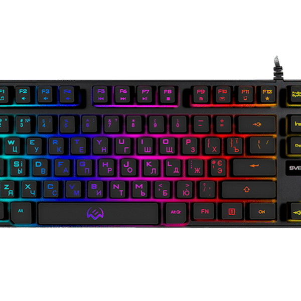 Tastatură SVEN KB-G7400, Cu fir, Negru