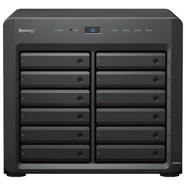 Stocare atașată la rețea SYNOLOGY DS2422+, Negru