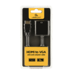 Convertor Video/Audio Cablexpert A-HDMI-VGA-03, HDMI (M) - VGA D-Sub, 0,15m, Negru - Image 3