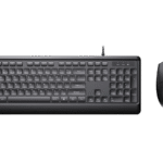Set Tastatură + Mouse Sohoo KM102, Cu fir, Negru