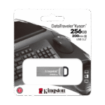 256GB USB3.2 Flash Drive Kingston DataTraveler Kyson, Silver, Metal Case, Key Ring (DTKN/256GB) - Image 11