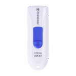 128GB  USB3.1 Flash Drive Transcend "JetFlash  790", White-Blue, Slider (R/W:90/40MB/s) - imagine 5