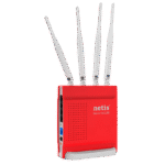Router fără fir Netis WF2681, Roșu - imagine 8