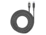 Cable de date Cellularline Long Cable, Lightning/USB Type-C, 2,5m, Negru - Image 2