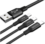 Cablu încărcare și sincronizare Nillkin Swift, Micro-USB/Type-C/Lightning, USB Type-A/Micro USB, Type-C, Lighting, 1,5m, Negru - Image 5