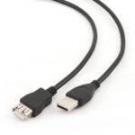 Cablu prelungitor Cablexpert CCP-USB2-AMAF-10, USB Type-A (M)/USB Type-A (F), 3m, Negru - Image 3