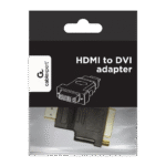 Adaptor Video Cablexpert A-HDMI-DVI-3, HDMI (M) - DVI-D (F), 0,1m, Negru - Image 3