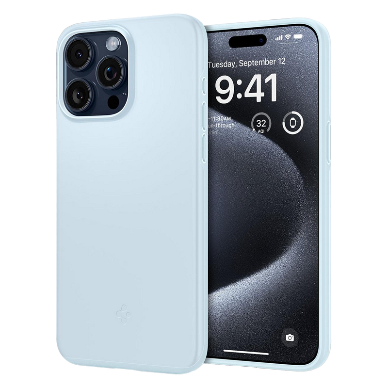1b1c1aa4-47e8-4f60-9009-e3e0307e8ed6 Husă Spigen iPhone 15 Pro Thin Fit, Albastru stins - Image 1