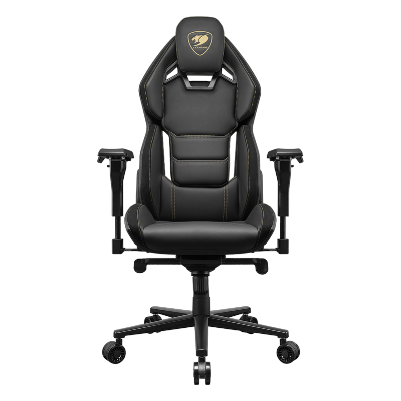 1b535570-666f-47ea-845f-0029ff9b2320 Scaun Gaming Cougar Hotrod Royal, PVC Piele, Negru/Auriu - Image 1