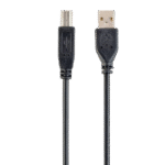 Cablu de date pentru periferice Gembird CCP-USB2-AMBM-15, USB Type-A/USB Type-B, 5m, Negru
