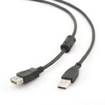 Cablu prelungitor Cablexpert CCP-USB2-AMAF-10, USB Type-A (M)/USB Type-A (F), 3m, Negru - Image 6