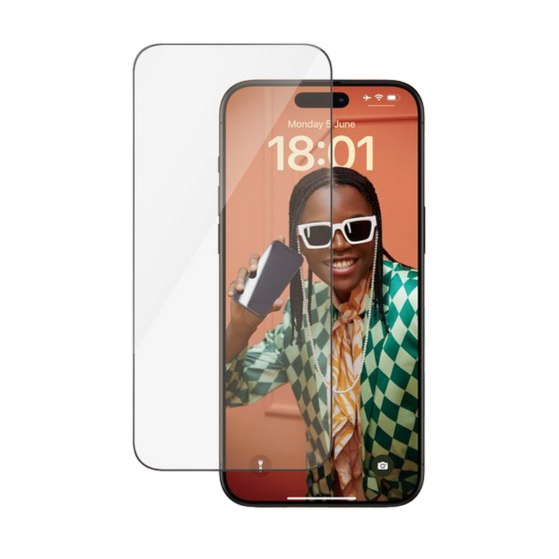 1fe53b47-5728-45e4-95cf-e0ec62d9aa89 Sticlă de protecție PanzerGlass iPhone 15 Pro Max UWF wA, Transparent - Image 1