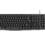 Tastatură Genius KB-117, Cu fir, Negru