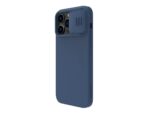 Husă Nillkin iPhone 14 Pro Max, CamShield Silky Silicone, Albastru - Image 7