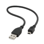 Cable de date Cablexpert CCP-USB2-AM5P-1, USB Type-A (F)/Mini-USB, 0,3m, Negru - imagine 4