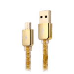Cablu încărcare și sincronizare Remax RC-016m, USB Type-A/micro-USB, 1m, Auriu
