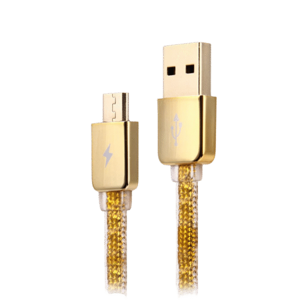 Cablu încărcare și sincronizare Remax RC-016m, USB Type-A/micro-USB, 1m, Auriu