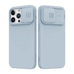 Husă Nillkin iPhone 14 Pro, CamShield Silky Silicone, Star Gray