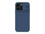 Husă Nillkin iPhone 14 Pro Max, CamShield Silky Silicone, Albastru - Image 3