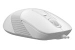 Mouse A4Tech FM10, Alb/Gri - imagine 5