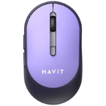 Mouse Wireless Havit MS78GT, Violet - imagine 3