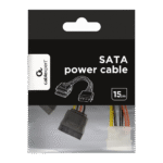 Cable Serial ATAx2   30 cm, Power, Cablexpert, CC-SATA-PSY-0.3M - Image 4