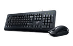 Keyboard & Mouse Genius KM-160, Spill resistant, Laser Engraving, Chocolate keycap, 1000dpi, 3 butto - Image 3