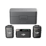 Microfon portabil pentru înregistrare vocală DJI Mic 2 (2 TX + 1 RX + Charging Case), Fără fir, Negru