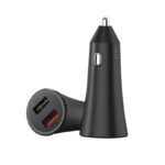 Incărcător auto Xiaomi Mi 37W Dual-Port Car Charger, 37W, Negru - imagine 2