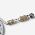 Cablu încărcare și sincronizare Remax RC-025t, Lightning, micro-USB/USB Type-A, 1m, Alb