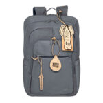 Rucsac pentru Laptop RivaCase 7569, 17.3", Poliester RPET ECO-FRIENDLY, Gri - Image 10
