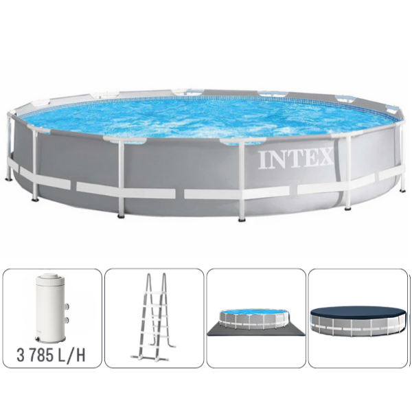 INTEX Бассейн PRISM FRAME PREMIUM 457х107см, 14614Л, металлический каркас