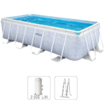 INTEX, CHEVRON PRISM FRAME RECTANGULAR POOL, 400 x 200 x 100 см, 6836Л, металлический каркас