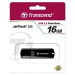 Memorie USB Transcend JetFlash 350, 16GB, Negru - imagine 5