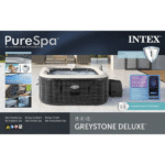 INTEX Надувной СПА джакузи “Greystone Deluxe” 211х211х71см, 795Л, 4-х местный - Image 4