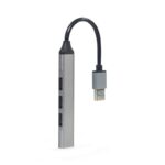 Adaptor Hub Gembird UHB-U3P1U2P3-02, Argintiu - imagine 2
