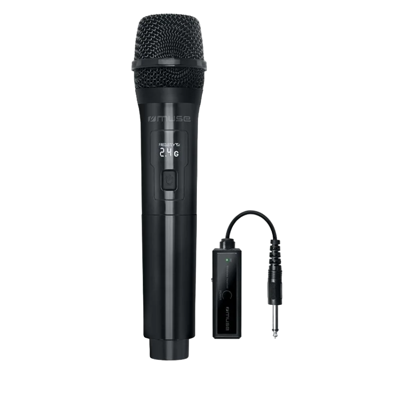2a5a0520-70c8-4831-80d2-71739ecf37f8 Microfon Karaoke MUSE MC-30 WI, Fără fir, Negru - Image 1