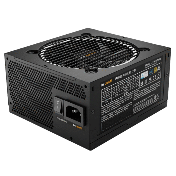 Sursă Alimentare PC be quiet! PURE POWER 12 M, 1000W, ATX, Complet modular