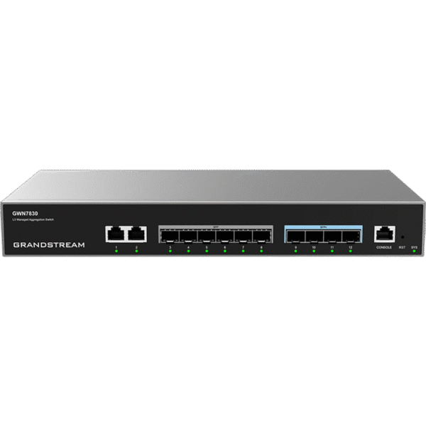 Switch de rețea Grandstream GWN7830, 2 x Gigabit Ethernet