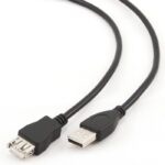 Cablu prelungitor Cablexpert CCP-USB2-AMAF-6, USB Type-A (M)/USB Type-A (F), 1,8m, Negru - Image 7